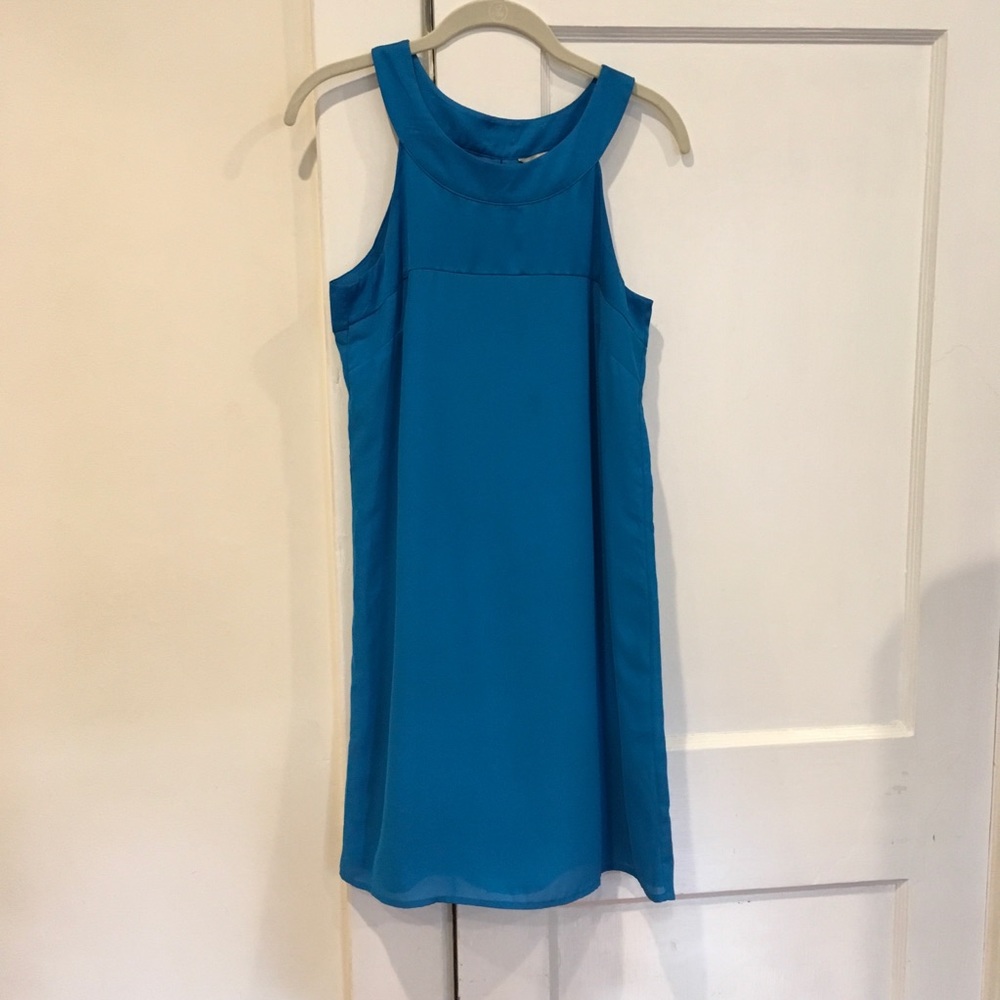 H&M blue shift dress Sz 4